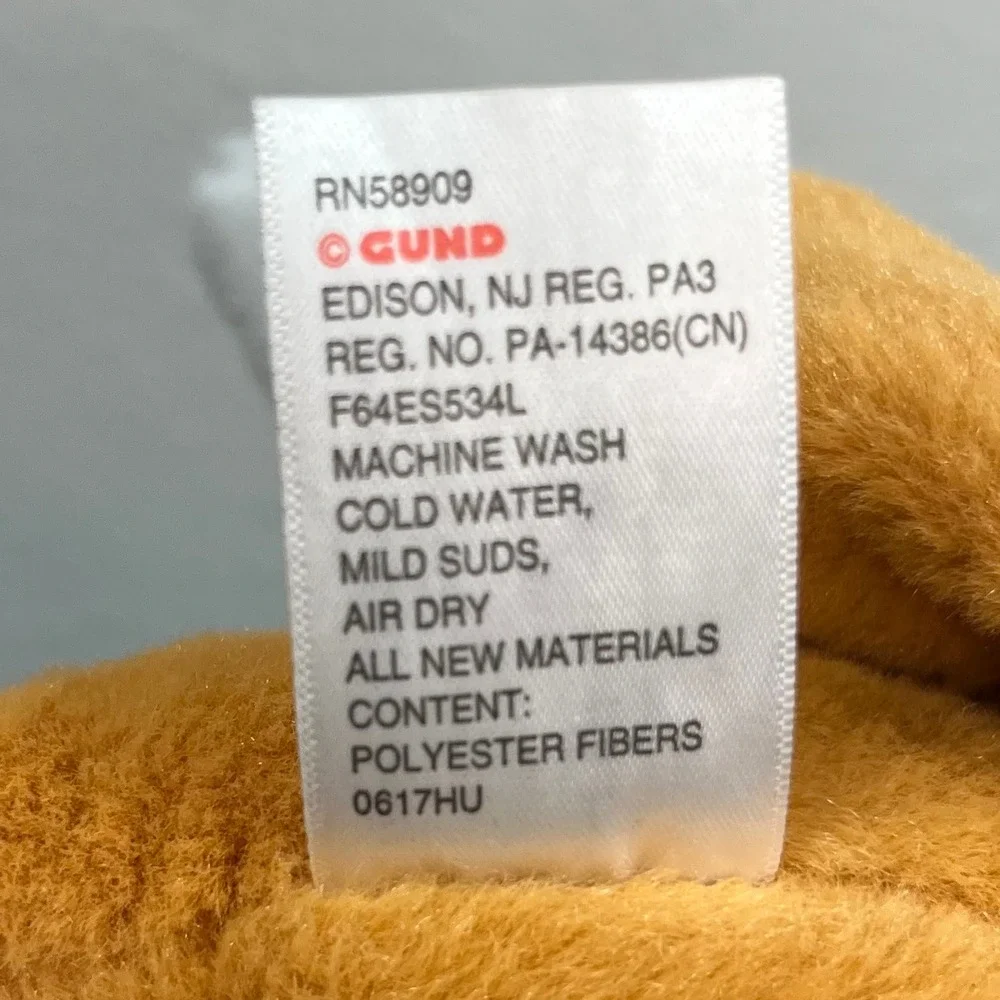 Gund Starting Out Orange Fox Plush Sleepy Eyes Stuffed Animal Nursery Lovey RARE